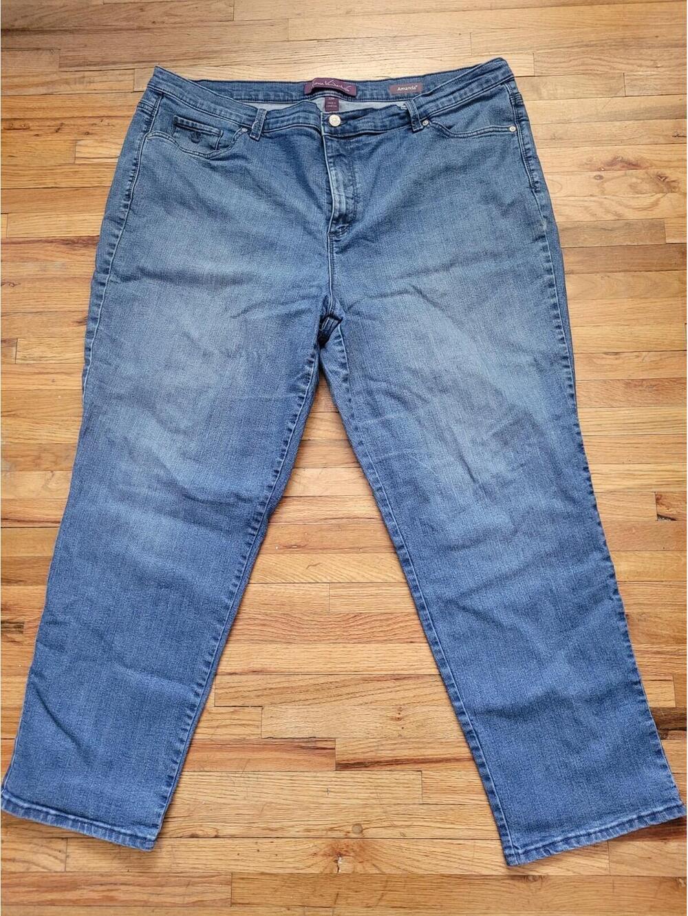 Gloria Vanderbilt Women's Size 22W Amanda Stretch Material Comfy